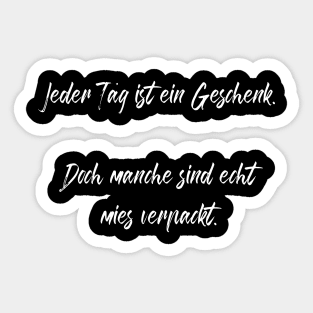 T-shirt mit lustigem Spruch Sticker